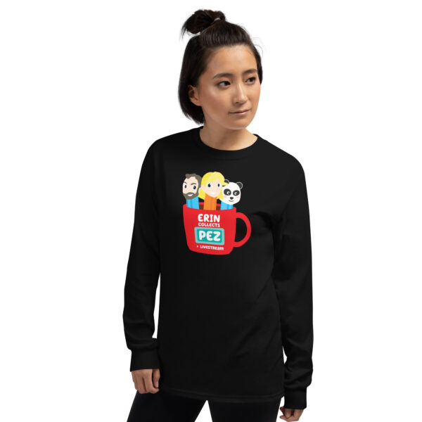 Erin Collects PEZ Livestream Unisex Long Sleeve Shirt - Image 3