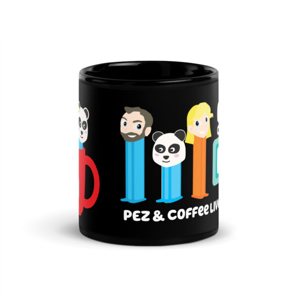 Erin Collects PEZ Livestream Black Mug - Image 3