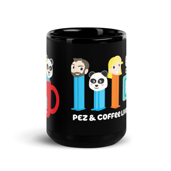 Erin Collects PEZ Livestream Black Mug - Image 6