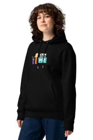 Erin Collects PEZ with Roxy Unisex essential Organic hoodie